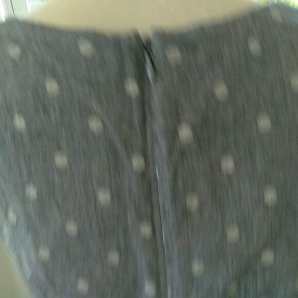 Boden Women's 8 Linen Cotton Blend Sleeveless Polka Dot Wrap Blouse - Picture 5 of 9